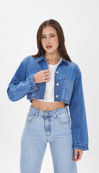 Campera Jean Aurora Azul