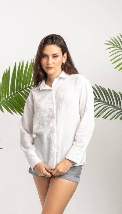 Camisa Lino Jano Blanco
