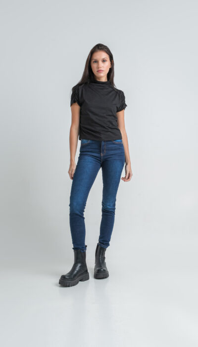 Pantalón Jean Chupin Rose Azul