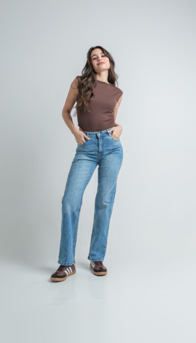 Pantalón Jean Recto Confort Fabian 2 Azul