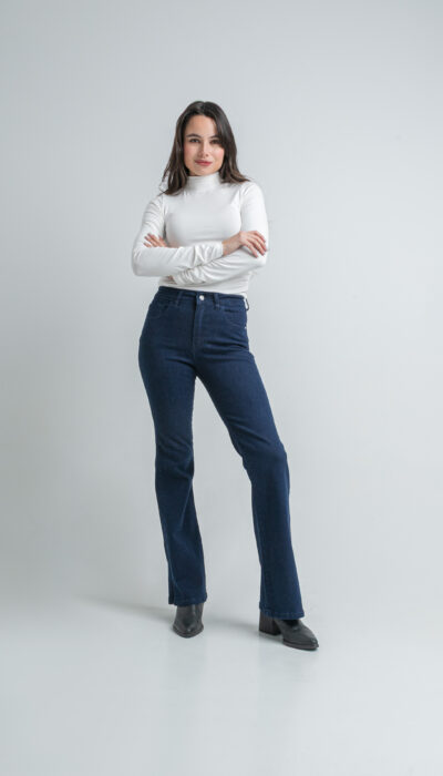 Pantalón Jean Oxford Emilia Azul Raw