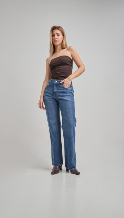 Pantalón Jean Recto Gilda 2 Azul