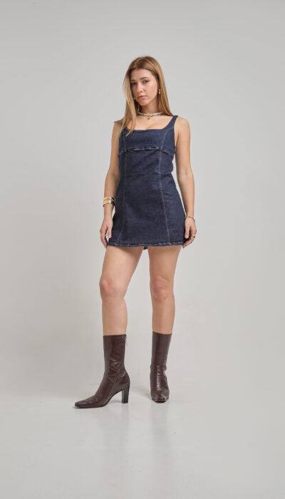 Vestido Jean Louta Azul