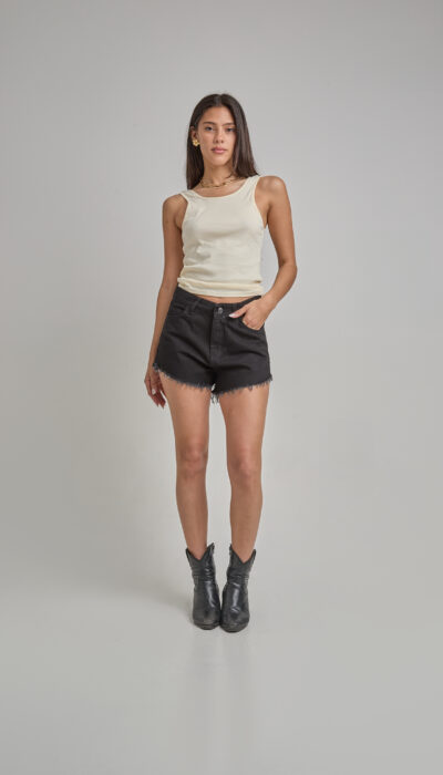 Short Jean Asap Negro
