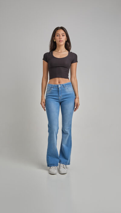 Pantalón Jean Oxford Benson Celeste
