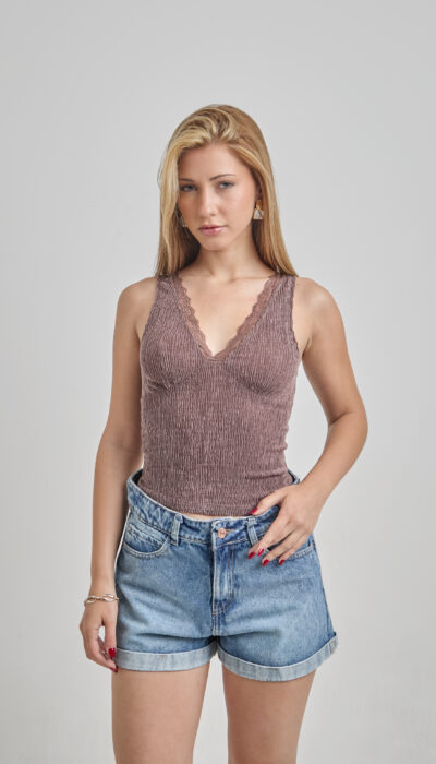 Musculosa Alba Choco