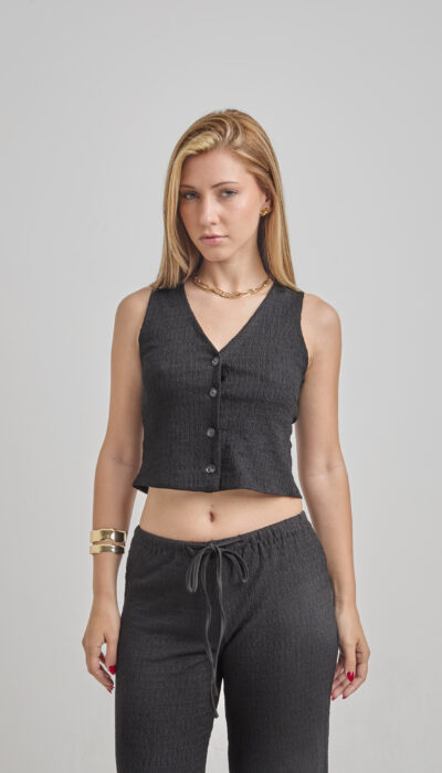 Chaleco Musculosa Solea Negro