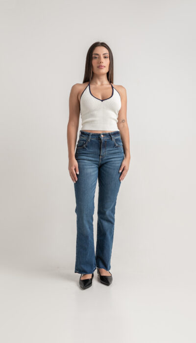 Pantalón Jean Flare Liam Azul