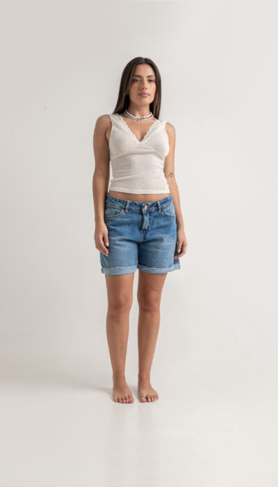 Short Jean Sandro 2 Azul