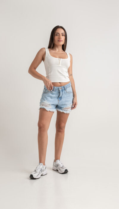 Short Jean Travis Celeste