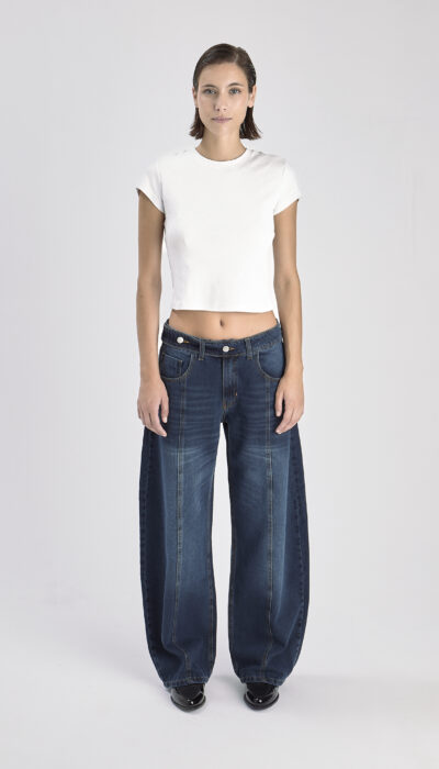 Pantalón Jean Balloon Lily Azul