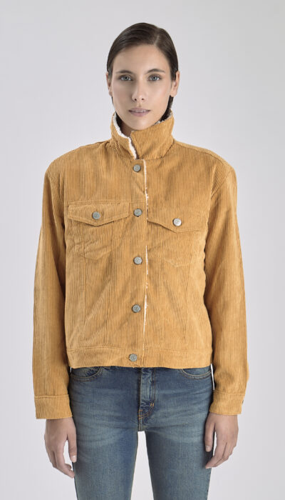 Chaqueta Corderito Gardenia Camel