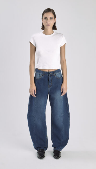 Pantalón Jean Balloon Luz Azul