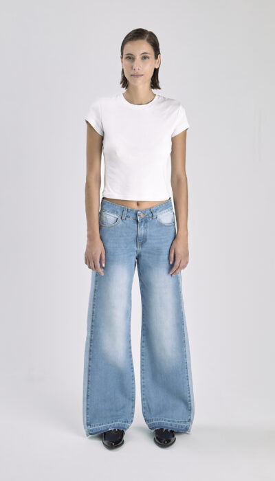 Pantalón Jean  Wide Leg Miranda Azul
