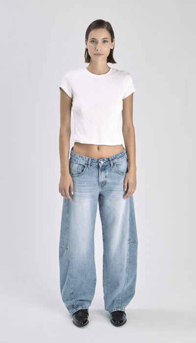 Pantalón Jean Balloon Santiago Azul