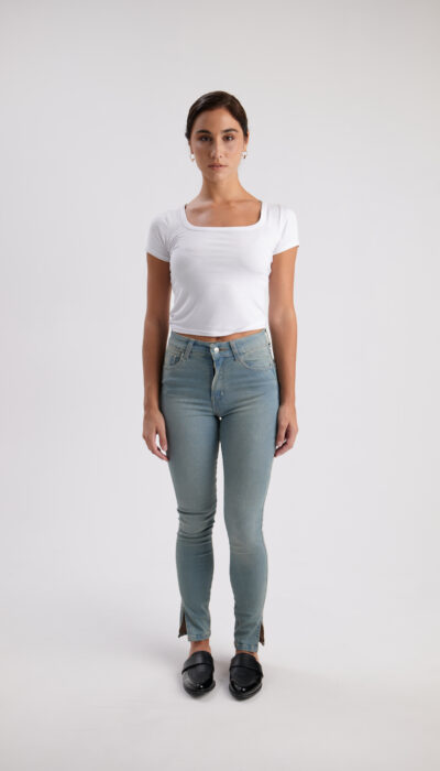 Pantalón Jean Chupin Joaquina Celeste