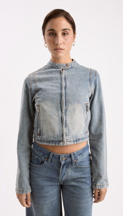 Campera Jean Venezuela Celeste