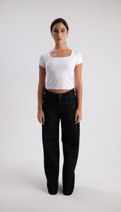 Pantalón Jean Clásico Recto Bart Negro