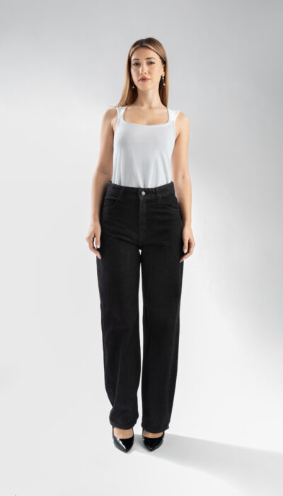 Pantalón Jean Clásico Recto Bart Negro