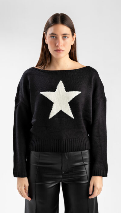  Sweater Star Negra