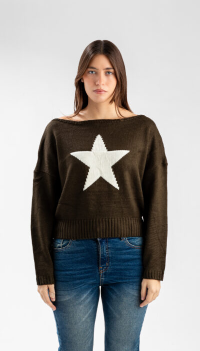  Sweater Star Verde Oliva