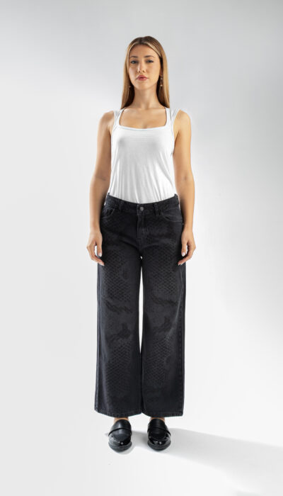 Pantalón Jean Recto Kate Negro