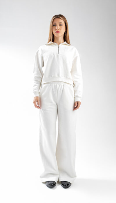 Pantalón Joggins y Buzo Frisado Conjunto Oriana Natural