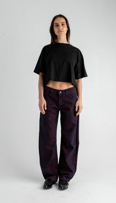 Pantalón Jean Balloon Japon Rojo