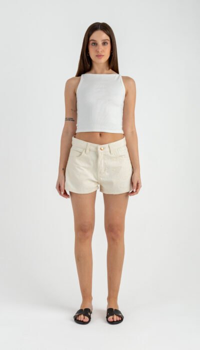 Short Gabardina Rosario Beige